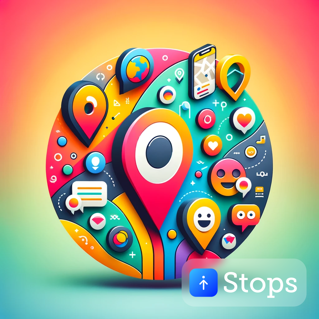 New Stops Geo-Social Features